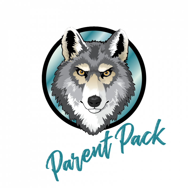 parent pack wolf logo