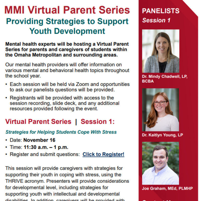 Virtual Parent Series Flyer