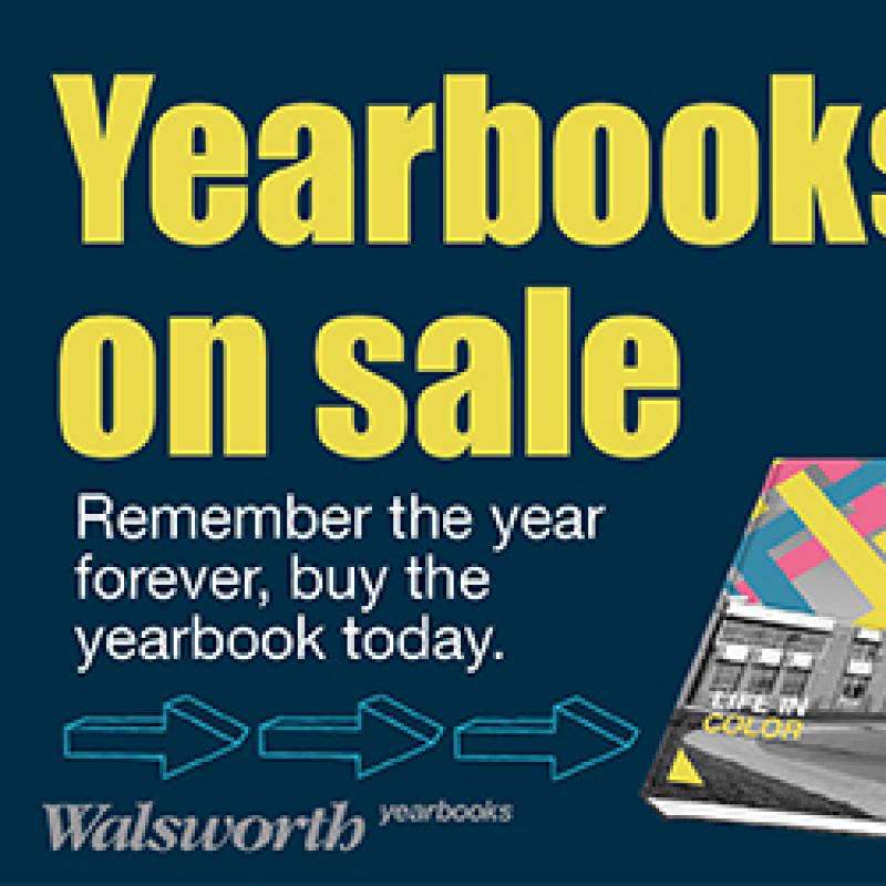 Yearbooks on sale